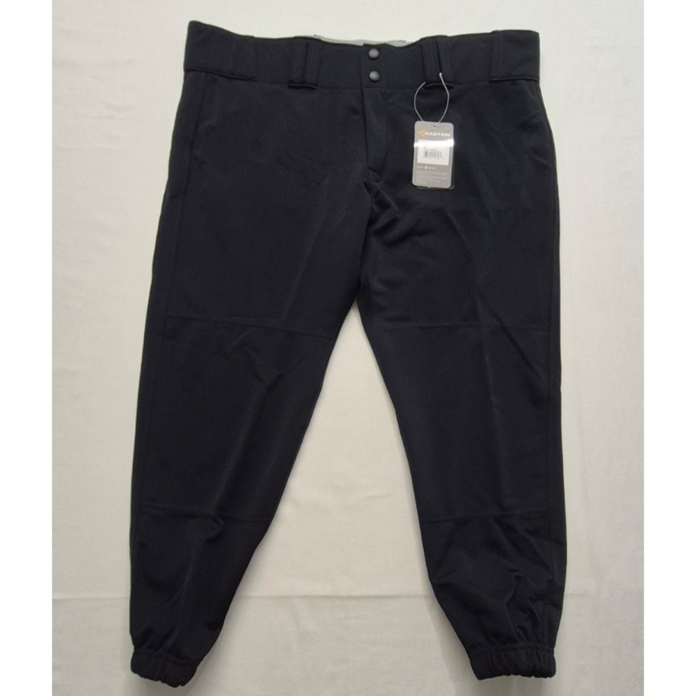 NWT Easton women black softball pro pants XXL BIO-Dri Moisture wicking Scotchsrd